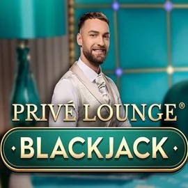 Privé Lounge Blackjack online game logo by Pragmatic Play on tikitakacasino-espana.com