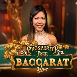 Prosperity Tree Baccarat slot logo by Evolution at Tikitaka Casino
