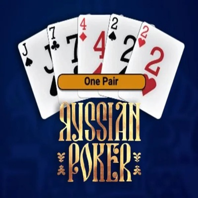 Russian Poker online game logo by OneTouch Games on tikitakacasino-espana.com